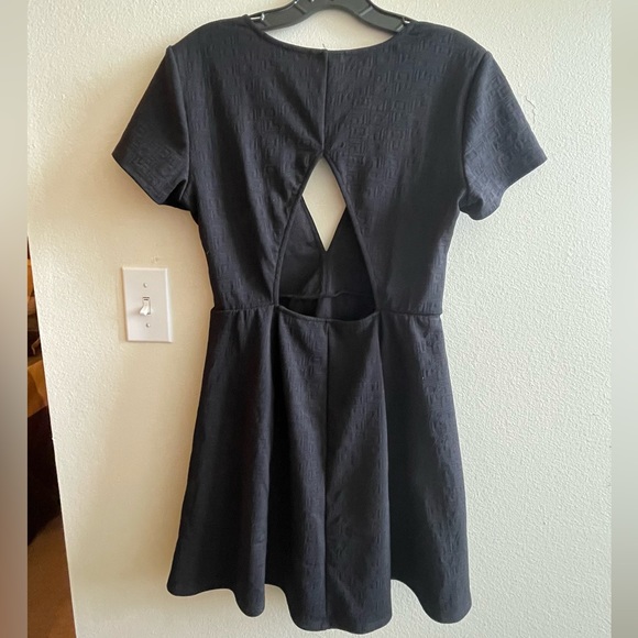 SHOWMEYOURMUMU Mini Black Dress L - Picture 2 of 4